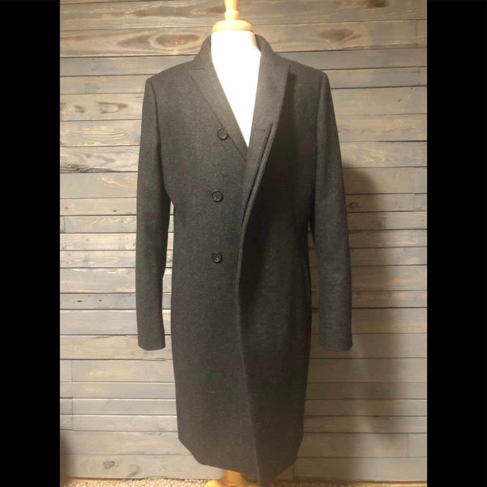 All Saints Charcoal Grey Laurel Coat